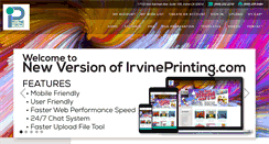 Desktop Screenshot of irvineprinting.com